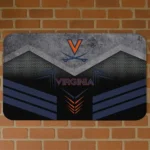 Virginia Cavaliers Chevron Points Blue Black Doormat