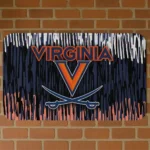 Virginia Cavaliers Vertical Flow Blue Doormat