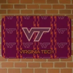 Virginia Tech Hokies Bolt Row Maroon Doormat