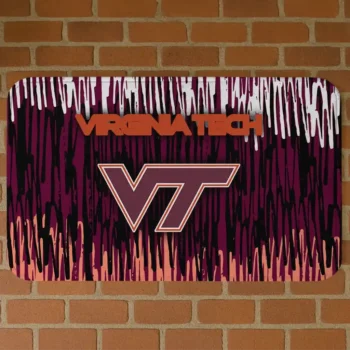 Virginia Tech Hokies Vertical Flow Maroon Doormat
