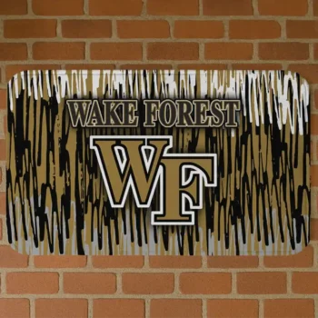 Wake Forest Demon Deacons Vertical Flow Gold Doormat