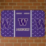 Washington Huskies Chevron Stack Purple Doormat