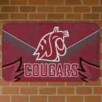 Washington State Cougars Layered Lines Crimson Doormat