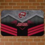 Western Kentucky Hilltoppers Chevron Points Red Black Doormat