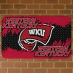 Western Kentucky Hilltoppers Plate Rip Red Doormat