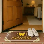 western-michigan-broncos-silver-halftone-brown-doormat-best-selling.webp