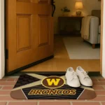 western-michigan-broncos-techno-camo-brown-black-doormat-best-selling.webp