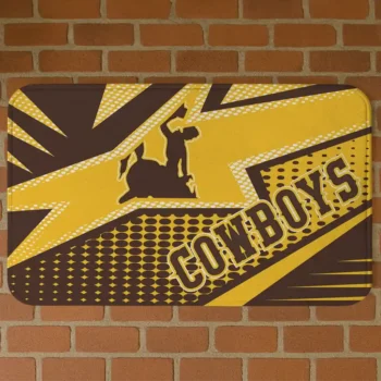 Wyoming Cowboys Sharp Flash Brown Doormat