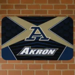 Akron Zips Techno Camo Blue Black Doormat