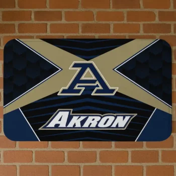 Akron Zips Techno Camo Blue Black Doormat