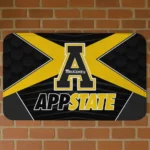 Appalachian State Mountaineers Techno Camo Black Doormat