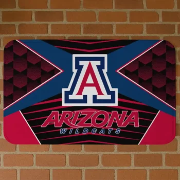 Arizona Wildcats Techno Camo Red Black Doormat
