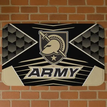Army Black Knights Techno Camo Gold Black Doormat