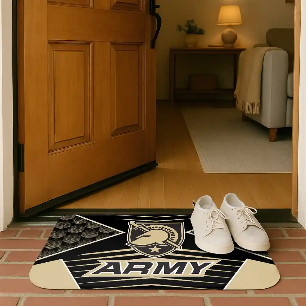 army-black-knights-techno-camo-gold-black-doormat-fashion-forward.webp