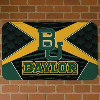 Baylor Bears Techno Camo Green Black Doormat
