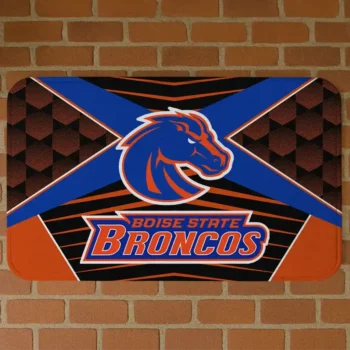 Boise State Broncos Techno Camo Orange Black Doormat
