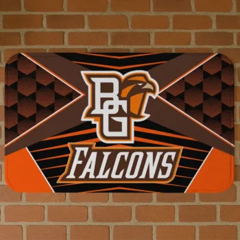 Bowling Green Falcons Techno Camo Orange Black Doormat