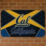 California Golden Bears Techno Camo Blue Black Doormat