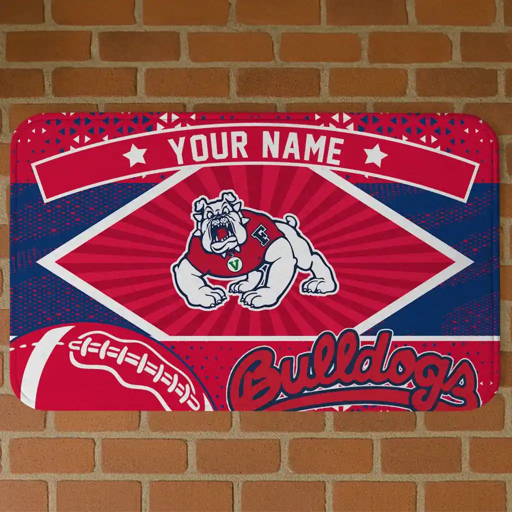 custom-fresno-state-bulldogs-football-crest-red-black-doormat-best-selling.webp custom fresno state bulldogs football crest red black doormat best selling