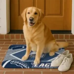 custom-georgia-southern-eagles-football-crest-blue-black-doormat-best-selling.webp