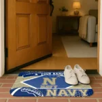 custom-navy-midshipmen-football-crest-blue-black-doormat-best-selling.webp