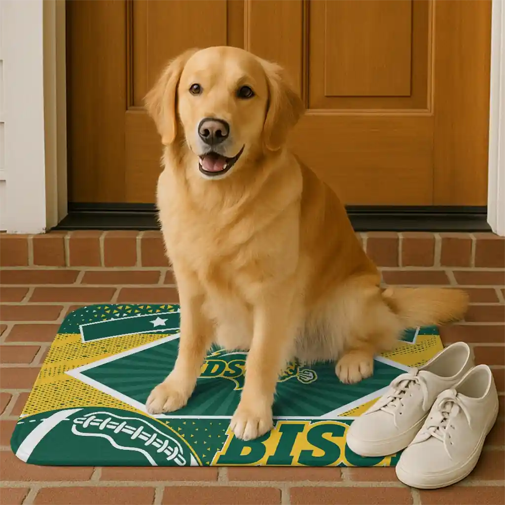 custom-north-dakota-state-bison-football-crest-green-black-doormat-high-quality.webp