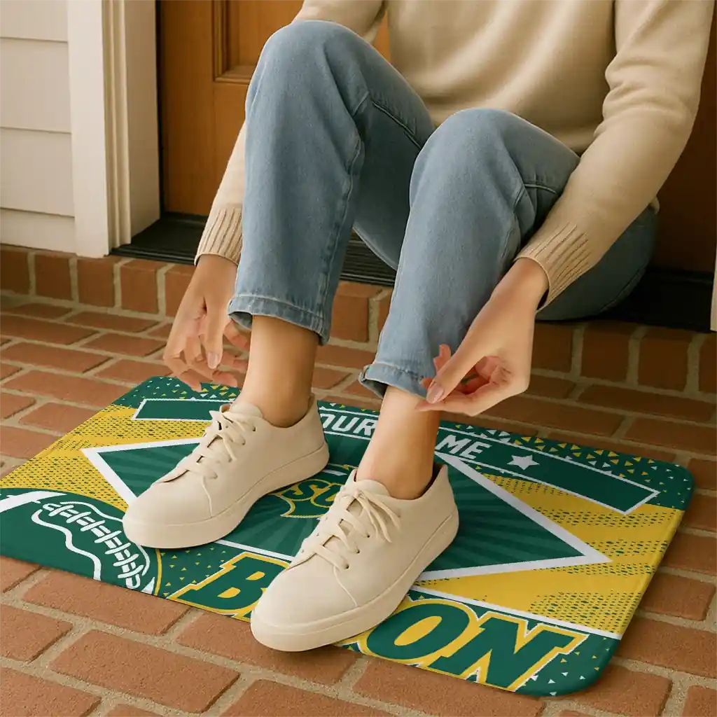 custom-north-dakota-state-bison-football-crest-green-black-doormat-top-rated.webp