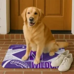 custom-northwestern-wildcats-football-crest-purple-black-doormat-best-selling.webp