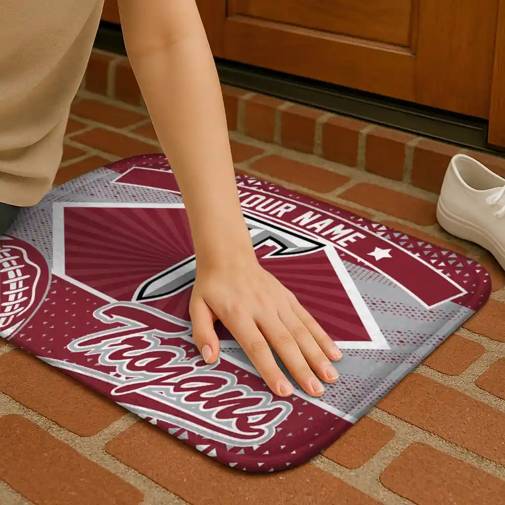 custom-troy-trojans-football-crest-red-black-doormat-premium-grade.webp