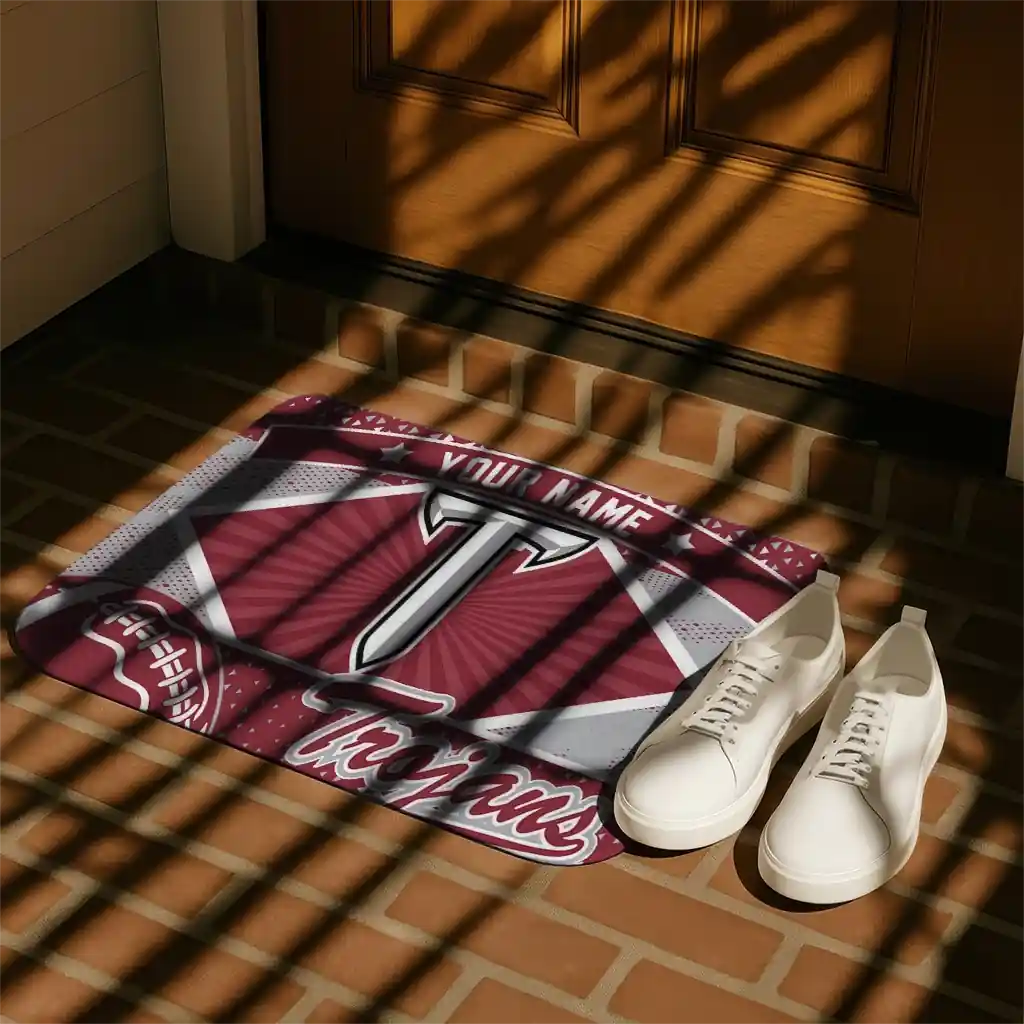 custom-troy-trojans-football-crest-red-black-doormat-trendy.webp