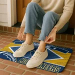 custom-west-virginia-mountaineers-football-crest-blue-black-doormat-best-selling.webp