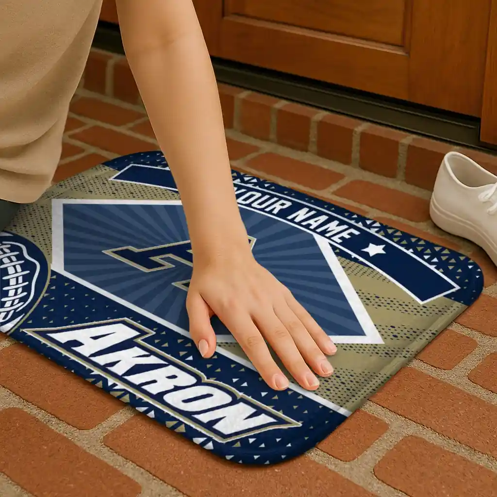 customized-akron-zips-football-crest-blue-black-doormat-premium-grade.webp