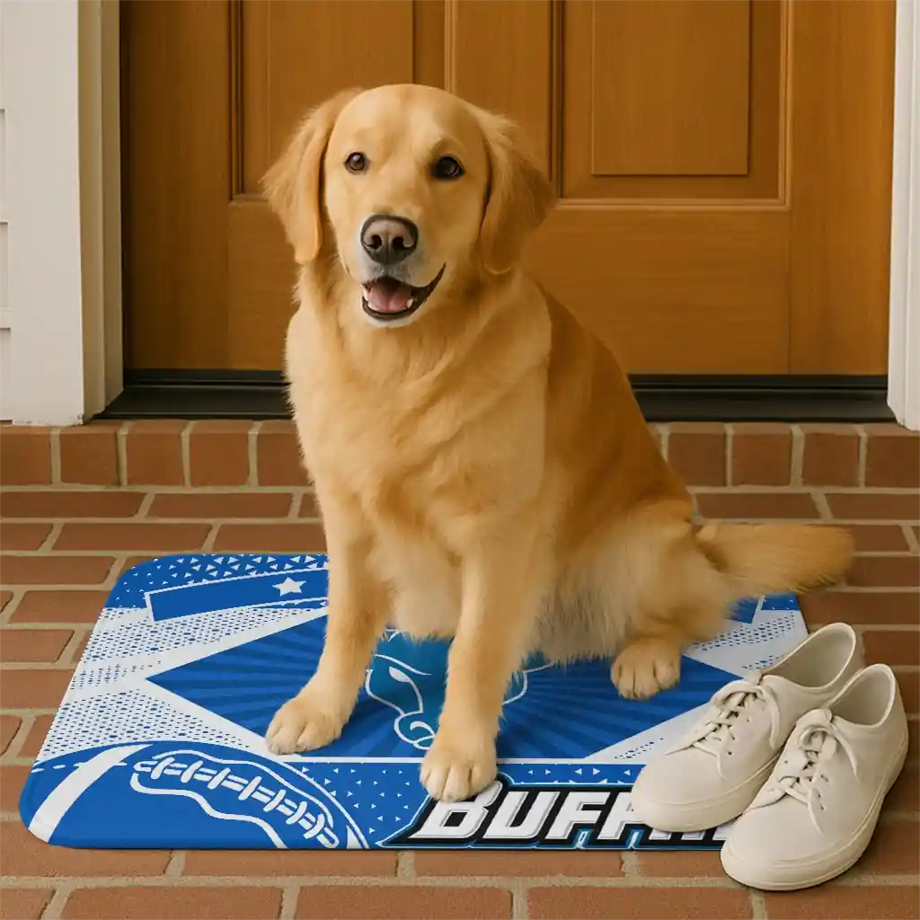 customized-buffalo-bulls-football-crest-royal-blue-black-doormat-high-quality.webp