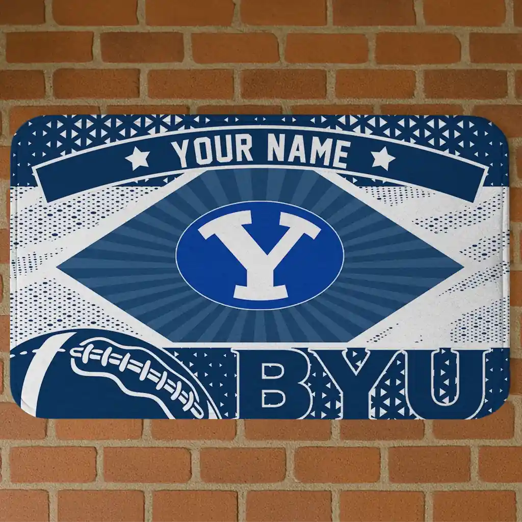 customized-byu-cougars-football-crest-blue-black-doormat-best-selling.webp customized byu cougars football crest blue black doormat best selling