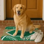customized-charlotte-49ers-football-crest-green-black-doormat-best-selling.webp