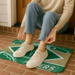 customized-charlotte-49ers-football-crest-green-black-doormat-best-selling.webp