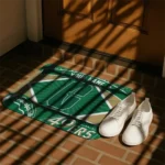 customized-charlotte-49ers-football-crest-green-black-doormat-best-selling.webp