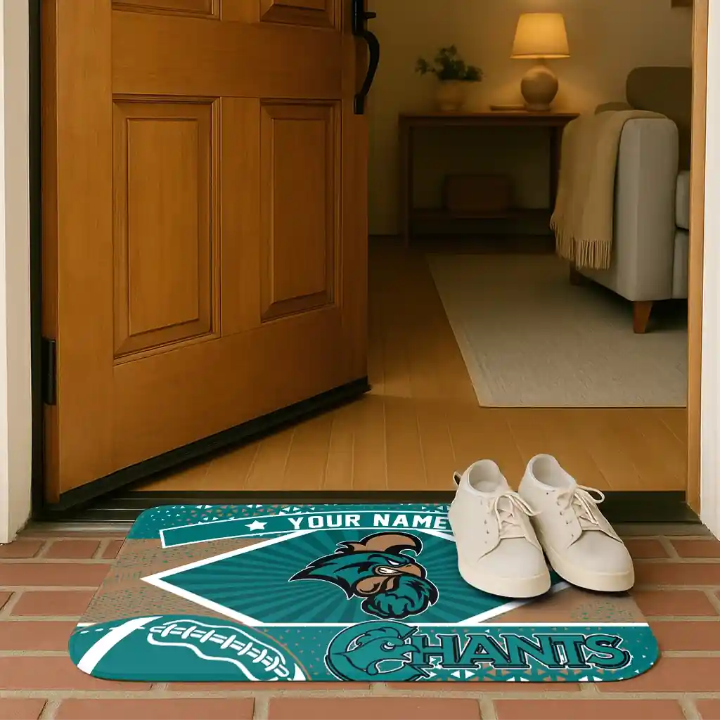 customized-coastal-carolina-chanticleers-football-crest-green-black-doormat-fashion-forward.webp