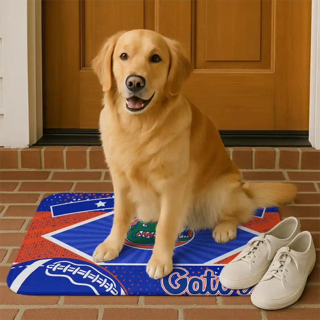 customized-florida-gators-football-crest-blue-black-doormat-high-quality.webp