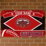 customized-jacksonville-state-gamecocks-football-crest-red-black-doormat-best-selling.webp