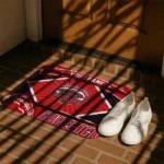 customized-jacksonville-state-gamecocks-football-crest-red-black-doormat-best-selling.webp