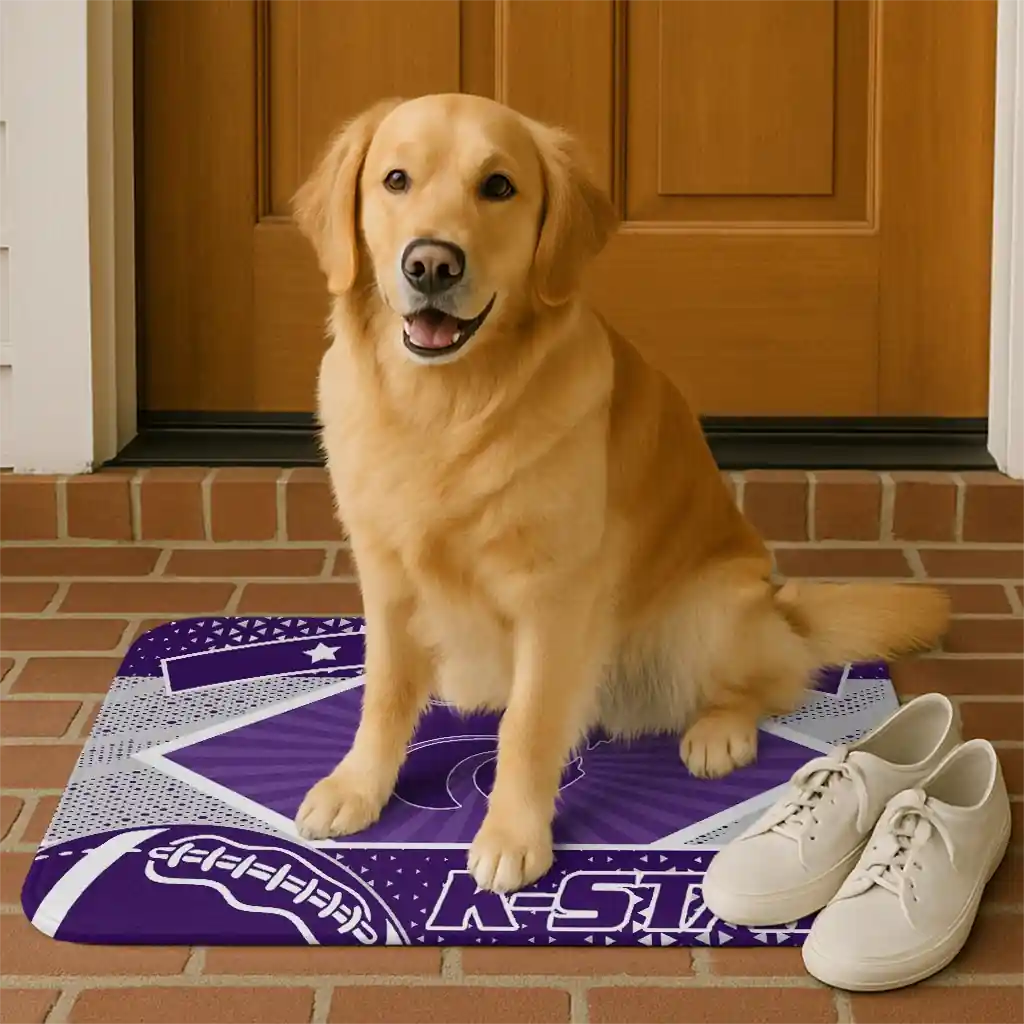 customized-kansas-state-wildcats-football-crest-purple-black-doormat-high-quality.webp