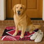 customized-miami-redhawks-football-crest-red-black-doormat-best-selling.webp