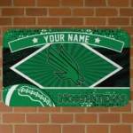 customized-north-texas-mean-green-football-crest-green-black-doormat-best-selling.webp
