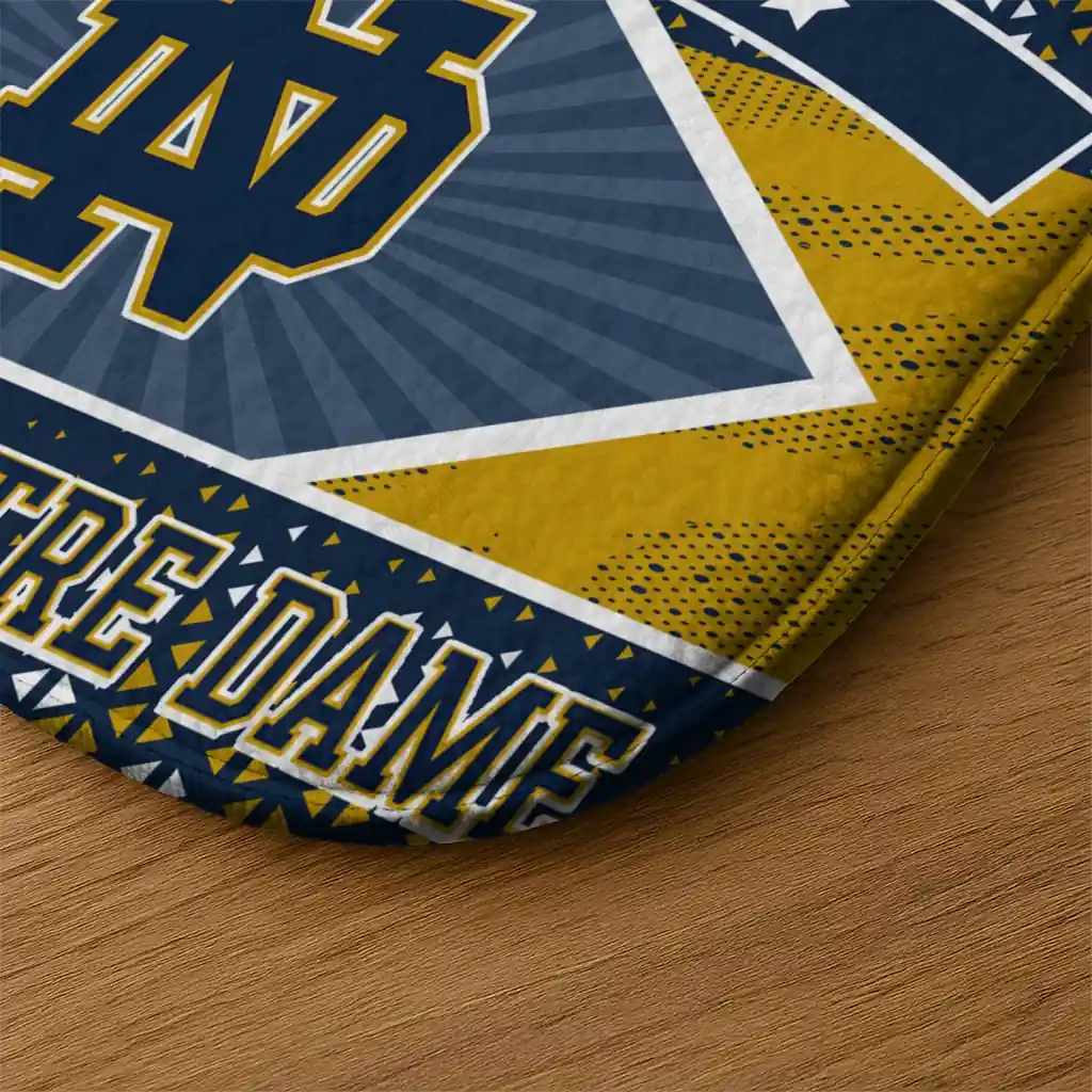 customized-notre-dame-fighting-irish-football-crest-navy-black-doormat-latest-model.webp