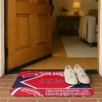 customized-ole-miss-rebels-football-crest-red-black-doormat-best-selling.webp
