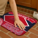 customized-ole-miss-rebels-football-crest-red-black-doormat-best-selling.webp