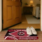 customized-south-carolina-gamecocks-football-crest-garnet-black-doormat-best-selling.webp