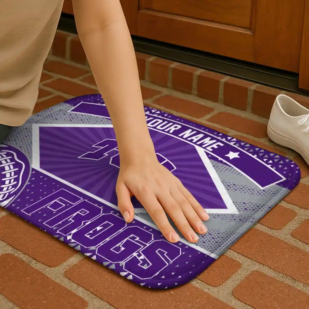 customized-tcu-horned-frogs-football-crest-purple-black-doormat-premium-grade.webp