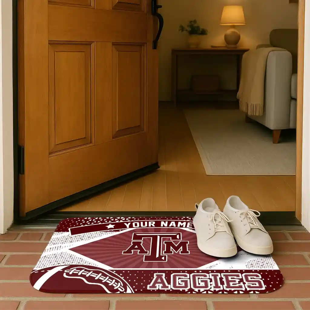 customized-texas-am-aggies-football-crest-maroon-black-doormat-fashion-forward.webp